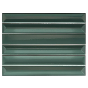 Gem Series Verde 1/2x8 Pencil Bullnose Porcelain Trim