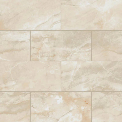 Gemma Beige Onyx 12x24 Field Polished Ceramic Tile