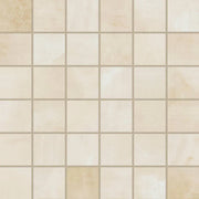 Gemma Beige Onyx 2x2 Honed on 12x12 Sheet Marble Mosaic