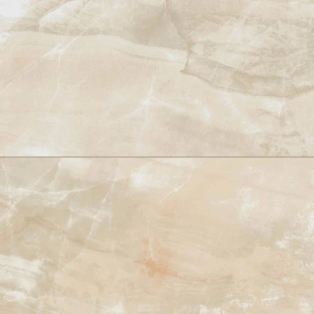 Gemma Beige Onyx 48x24 Field Polished Ceramic Tile
