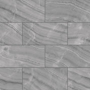 Gemma Grey Onyx 24x12 Polished Ceramic Field Tile
