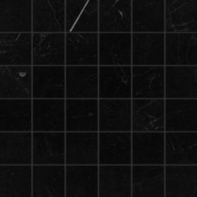 Gemma Notte 2x2 12x12 Honed Glass Mosaic