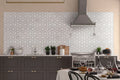 Georama Grigio Polished 0.38 Inch Marble Mosaic Tile