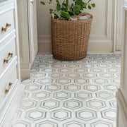 Georama Grigio Polished 0.38 Inch Marble Mosaic Tile