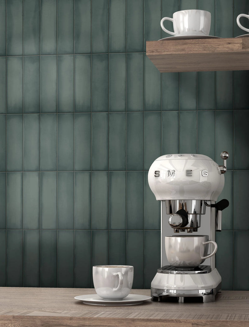 Ghent Smokey Emerald 3x9 Matte Ceramic Tile