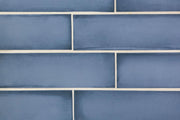 Ghent Steel Blue 3x9 Matte Ceramic Tile