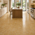 Giallo Anticato 12x12 Polished Natural Marble Tile — Kitchen floor