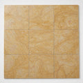 Giallo Reale 12x12 Polished Natural Marble Tile close-up