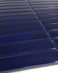 Gio Cobalt Glossy 0.86x5.7 Stacked Linear Glazed Porcelain Tile