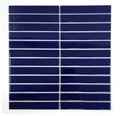 Gio Cobalt Glossy 0.86x5.7 Stacked Linear Glazed Porcelain Tile