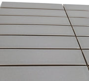 Gio Grey 1.26x5.7 Glossy Glazed Stacked Linear Porcelain Tile