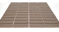 Gio Taupe Matte 0.82x2.8 Stacked Linear Glazed Porcelain Tile