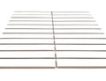 Gio White 0.86x5.7 Glossy Glazed Stacked Linear Porcelain Tile