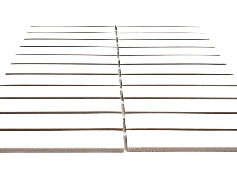 Gio White 0.86x5.7 Glossy Glazed Stacked Linear Porcelain Tile