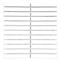 Gio White 0.86x5.7 Glossy Glazed Stacked Linear Porcelain Tile
