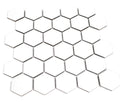 Gio White 2x2 Hexagon Glossy Glazed Porcelain Mosaic
