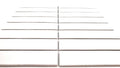 Gio White Glossy 1.26x5.7 Stacked Linear Porcelain Tile