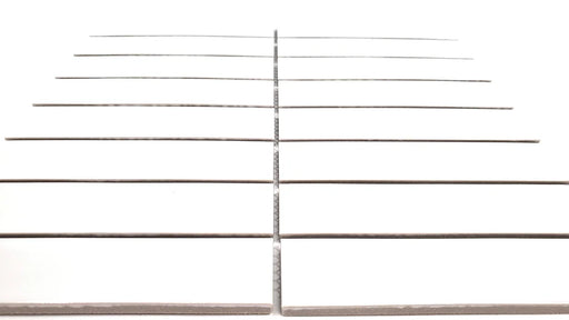 Gio White Glossy 1.26x5.7 Stacked Linear Porcelain Tile