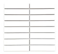 Gio White 1.26x5.7 Matte Glazed Stacked Linear Porcelain Tile