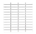 Gio White Matte 0.82x2.8 Stacked Linear Glazed Porcelain Tile