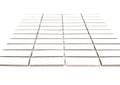 Gio White Matte 0.82x2.8 Stacked Linear Glazed Porcelain Tile