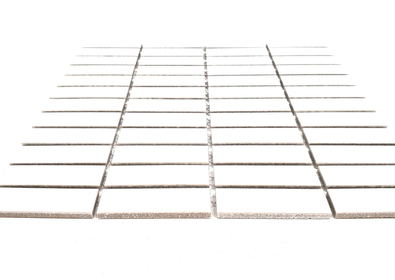 Gio White Matte 0.82x2.8 Stacked Linear Glazed Porcelain Tile