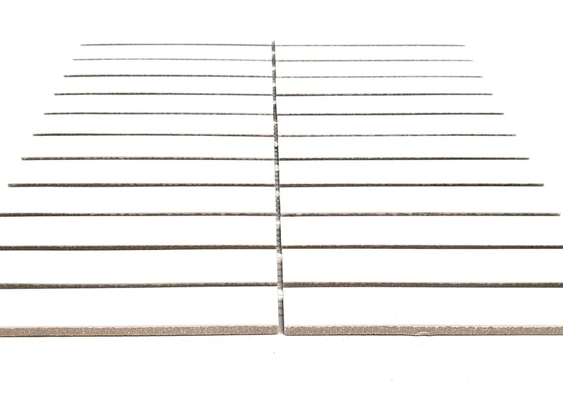 Gio White Matte 0.86x5.7 Stacked Linear Glazed Porcelain Tile