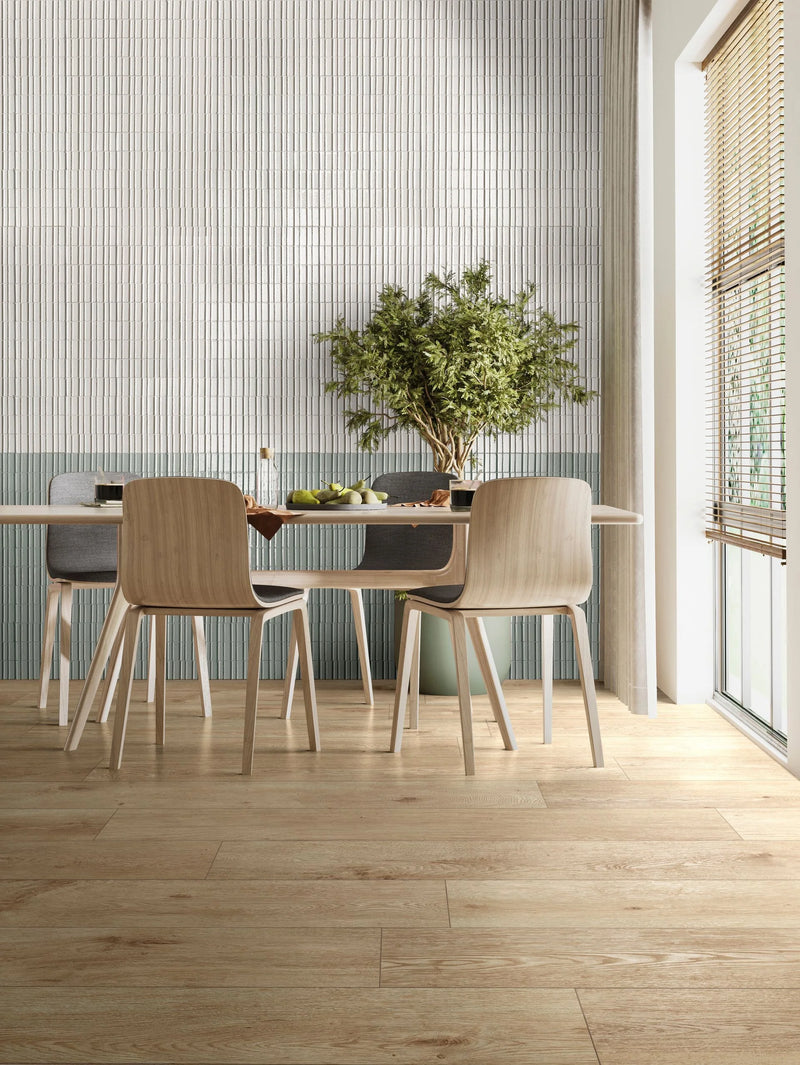 Glace Bianco 3x8 Glossy Porcelain Tile