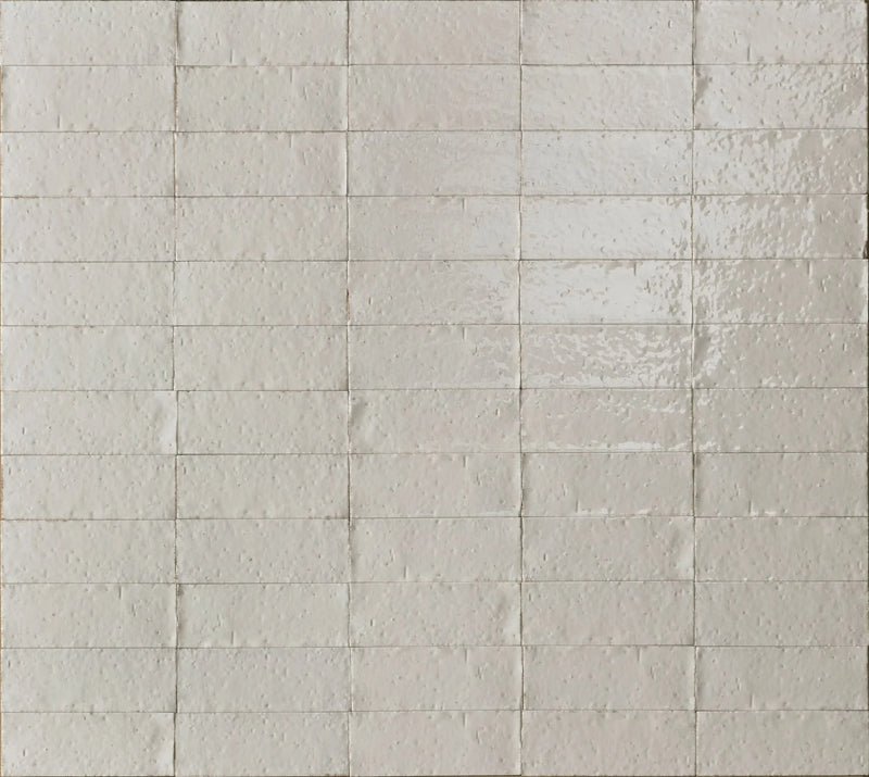 Glace Bianco 3x8 Glossy Porcelain Tile