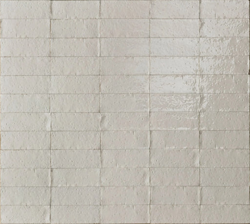 Glace Bianco 3x8 Glossy Porcelain Tile