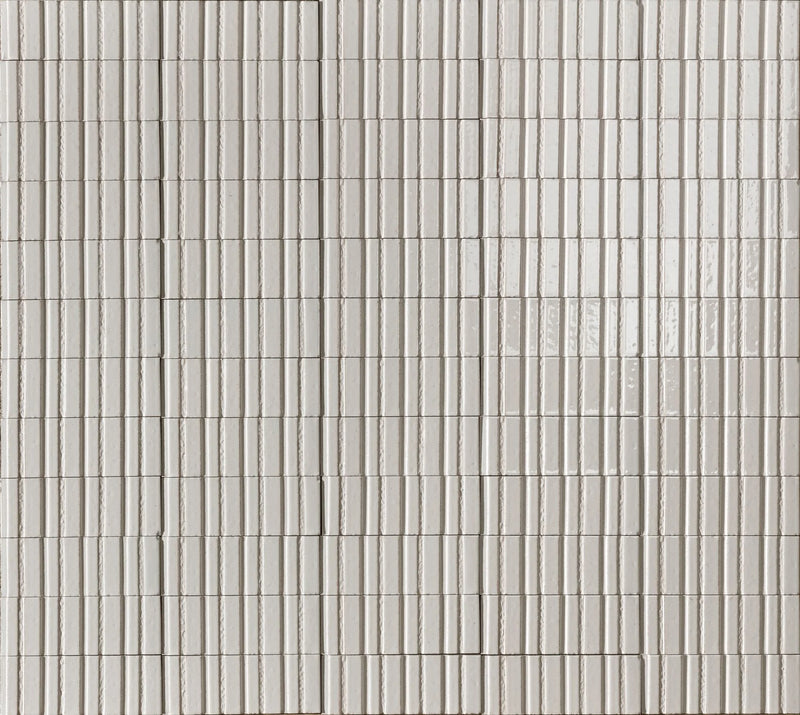 Glace Bianco 3x8 Glossy Porcelain Tile