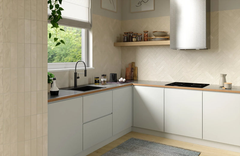 Glam Beige 2-1/4x9-1/2 Glossy Ceramic/Porcelain Wall Tile