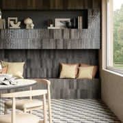 Glam Series Black 1/2x9-1/2 Pencil Bullnose Matte Porcelain Trim