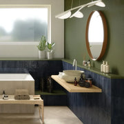 Glam Series Blue 1/2x9-1/2 Pencil Bullnose Glossy Porcelain Trim