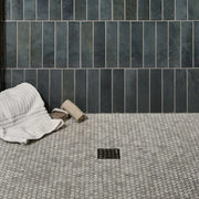 Jade Honed 3/4 Inch Penny Round Marble Mosaic