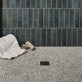 Glam Series Green 2-1/4x9-1/2 Glossy Ceramic Tile