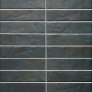 Glam Series Green 1/2x9-1/2 Pencil Bullnose Matte Porcelain Trim