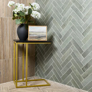 Glam Series Sage 2-1/4x9-1/2 Matte Porcelain Tile