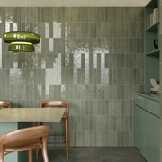Glam Series Sage 2-1/4x9-1/2 Matte Porcelain Tile