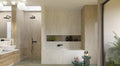 Glam Series Taupe 1/2x9-1/2 Pencil Bullnose Matte Porcelain Trim