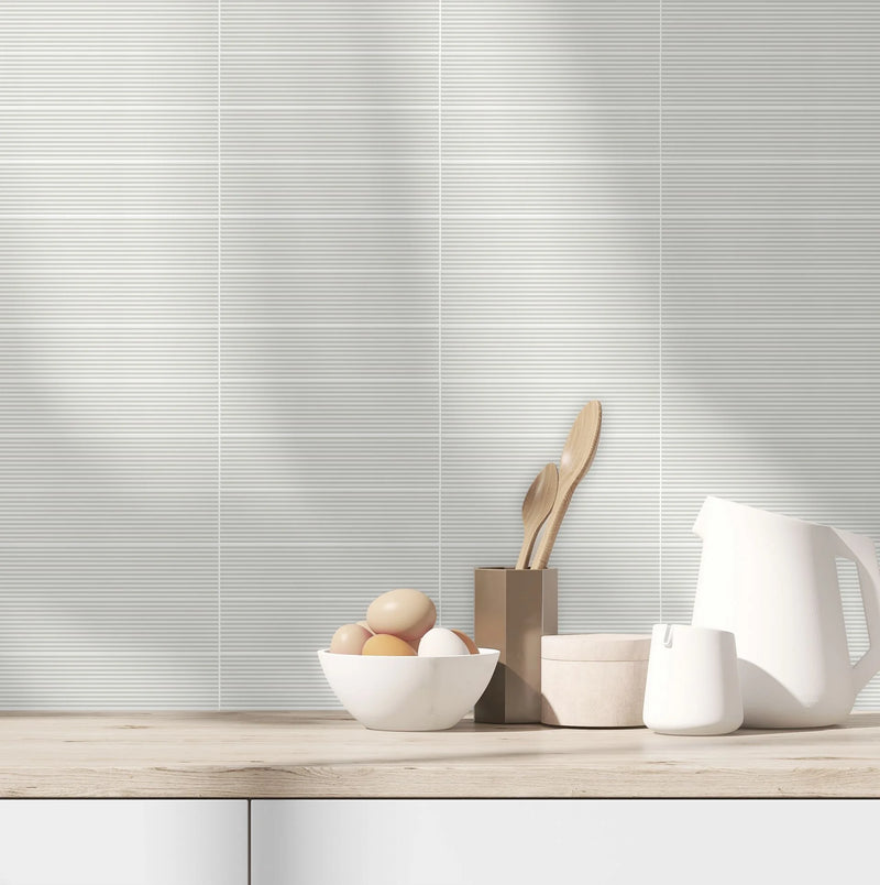 Glenbrook Stripes Blank Canvas 2x8 Matte Ceramic Tile