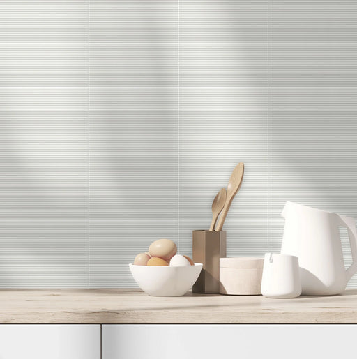 Glenbrook Stripes Blank Canvas 2x8 Matte Ceramic Tile