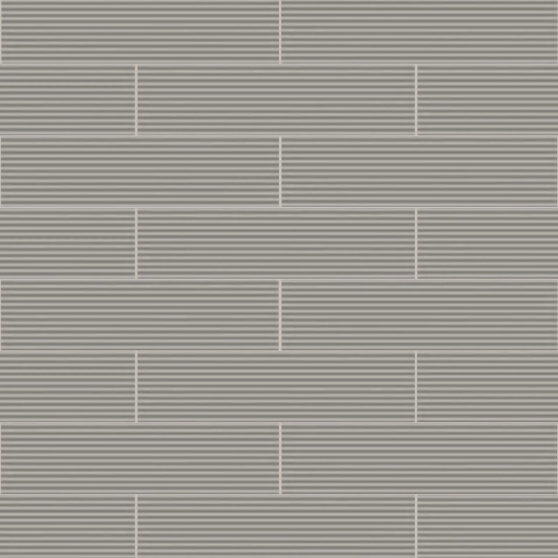 Glenbrook Stripes Rustic Greige 2x8 Matte Ceramic Tile