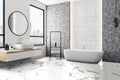 XL Trecento Calacatta Marbello 18x36 Low Gloss Luxury Vinyl Marble Look Tile