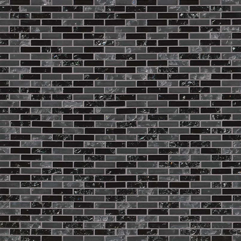 Glissen Pattern Misc. 0.24 Inch Crystallized Glass Mosaic Tile