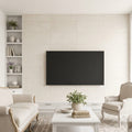 Gobi 12x24 Honed Limestone Tile — Living Room feature wall