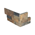 Rockmount Gold Rush 6x18 Corner Splitface Quartzite Ledger Stone