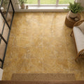 Gold Travertine Tile 12x12 Filled, Honed — Sunroom floor