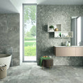 Golden Age Grey 12x12 Chevron Porcelain Mosaic Tile