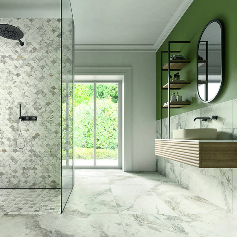 Golden Age White 32x32 Porcelain Tile